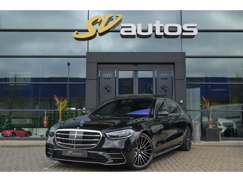 Mercedes-Benz S-Klasse S580e Lang AMG 510pk Panoramadak *BTW* 4-wielsturing Leder exclusief Burmester 21" LMV