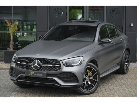 Mercedes-Benz GLC Coupé GLC200 AMG 197pk Schuifdak Magno matgrijs Digital cockpit Burmester Distronic+ Multibeam led Trekhaak 20" LMV NLauto