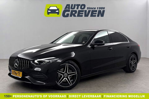 Mercedes-Benz C-Klasse 180 AMG Luxury Line 170PK Sfeerverl. Camera Carplay LED Trekhaak Burmester Clima Cruise Navi Virtual 18"LMV PDC
