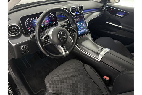 Mercedes-Benz C-Klasse 180 AMG Luxury Line 170PK Sfeerverl. Camera Carplay LED Trekhaak Burmester Clima Cruise Navi Virtual 18"LMV PDC