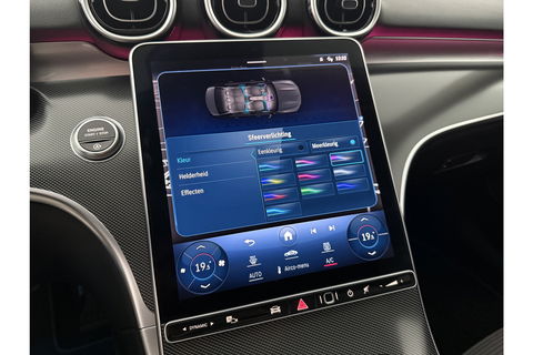 Mercedes-Benz C-Klasse 180 AMG Luxury Line 170PK Sfeerverl. Camera Carplay LED Trekhaak Burmester Clima Cruise Navi Virtual 18"LMV PDC