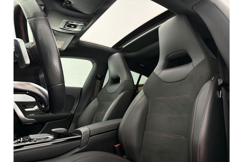 Mercedes-Benz CLA-Klasse 180 AMG Pano Sfeer LED Virtual Camera Clima Carplay Cruise Navi 18"LMV PDC Stoelverw.