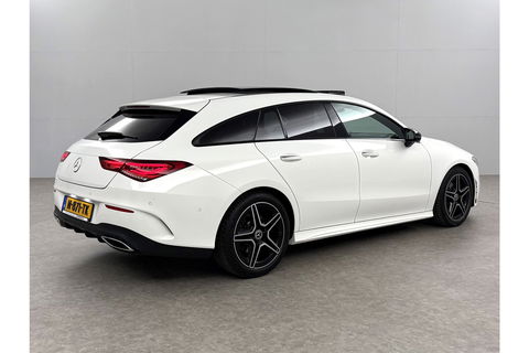 Mercedes-Benz CLA-Klasse 180 AMG Pano Sfeer LED Virtual Camera Clima Carplay Cruise Navi 18"LMV PDC Stoelverw.