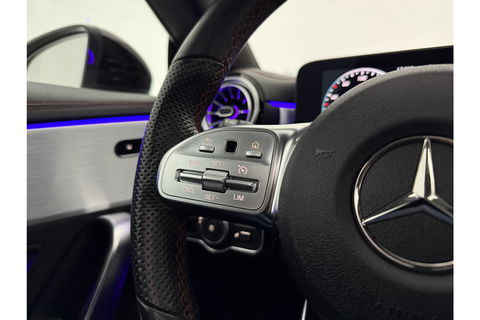 Mercedes-Benz CLA-Klasse 180 AMG Pano Sfeer LED Virtual Camera Clima Carplay Cruise Navi 18"LMV PDC Stoelverw.