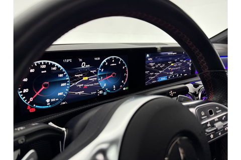 Mercedes-Benz CLA-Klasse 180 AMG Pano Sfeer LED Virtual Camera Clima Carplay Cruise Navi 18"LMV PDC Stoelverw.
