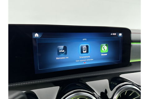 Mercedes-Benz CLA-Klasse 180 AMG Pano Sfeer LED Virtual Camera Clima Carplay Cruise Navi 18"LMV PDC Stoelverw.