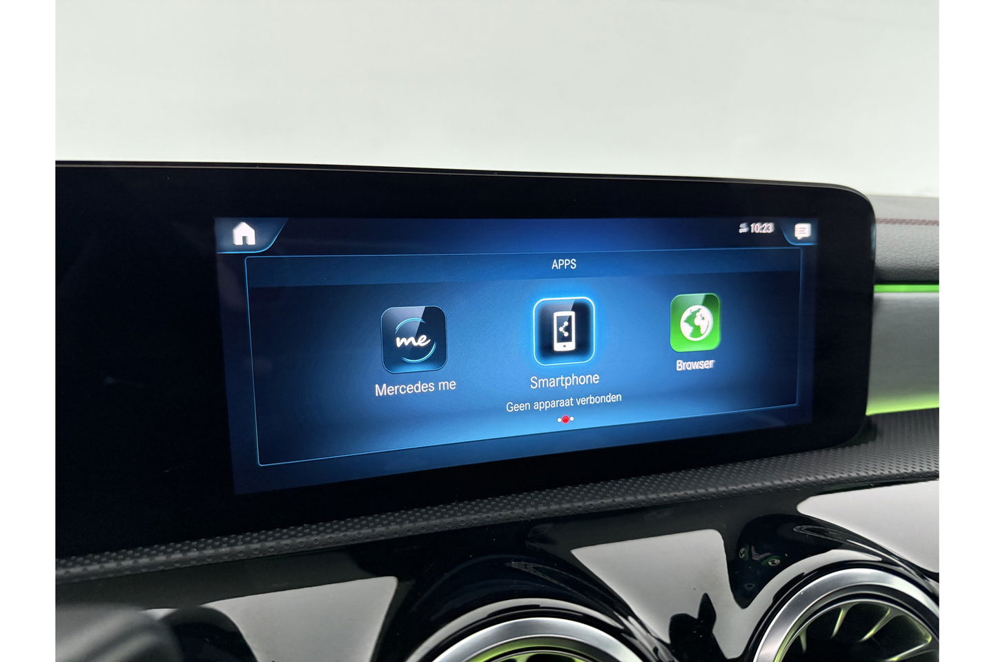 Mercedes-Benz CLA-Klasse 180 AMG Pano Sfeer LED Virtual Camera Clima Carplay Cruise Navi 18"LMV PDC Stoelverw.