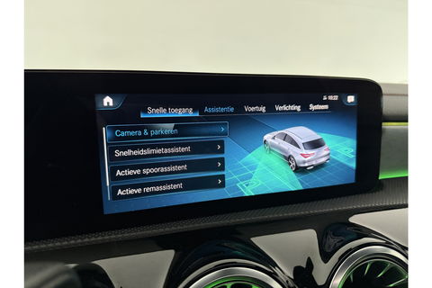 Mercedes-Benz CLA-Klasse 180 AMG Pano Sfeer LED Virtual Camera Clima Carplay Cruise Navi 18"LMV PDC Stoelverw.