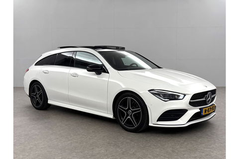 Mercedes-Benz CLA-Klasse 180 AMG Pano Sfeer LED Virtual Camera Clima Carplay Cruise Navi 18"LMV PDC Stoelverw.