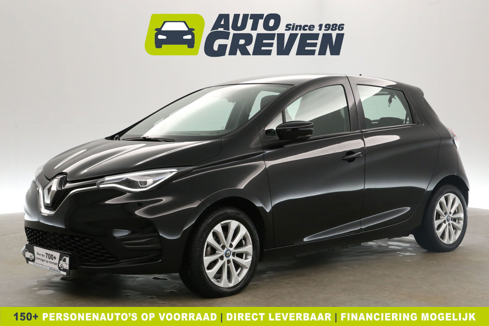 Renault ZOE 52 kWh Intens Huur-Accu | Elektrisch | Automaat Airco LED Cruise Carplay Navi PDC 16''LMV Stoelverw.