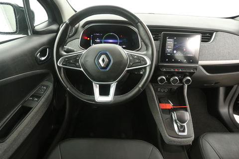 Renault ZOE 52 kWh Intens Huur-Accu | Elektrisch | Automaat Airco LED Cruise Carplay Navi PDC 16''LMV Stoelverw.