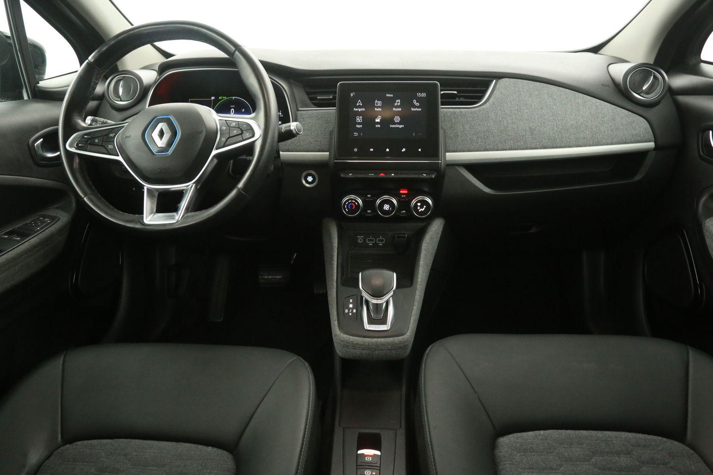 Renault ZOE 52 kWh Intens Huur-Accu | Elektrisch | Automaat Airco LED Cruise Carplay Navi PDC 16''LMV Stoelverw.