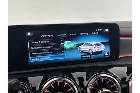 Mercedes-Benz CLA-Klasse 180 AMG Pano Sfeer Camera Carplay Virtual LED Clima Cruise Navi PDC Memory-Seats 18''LMV