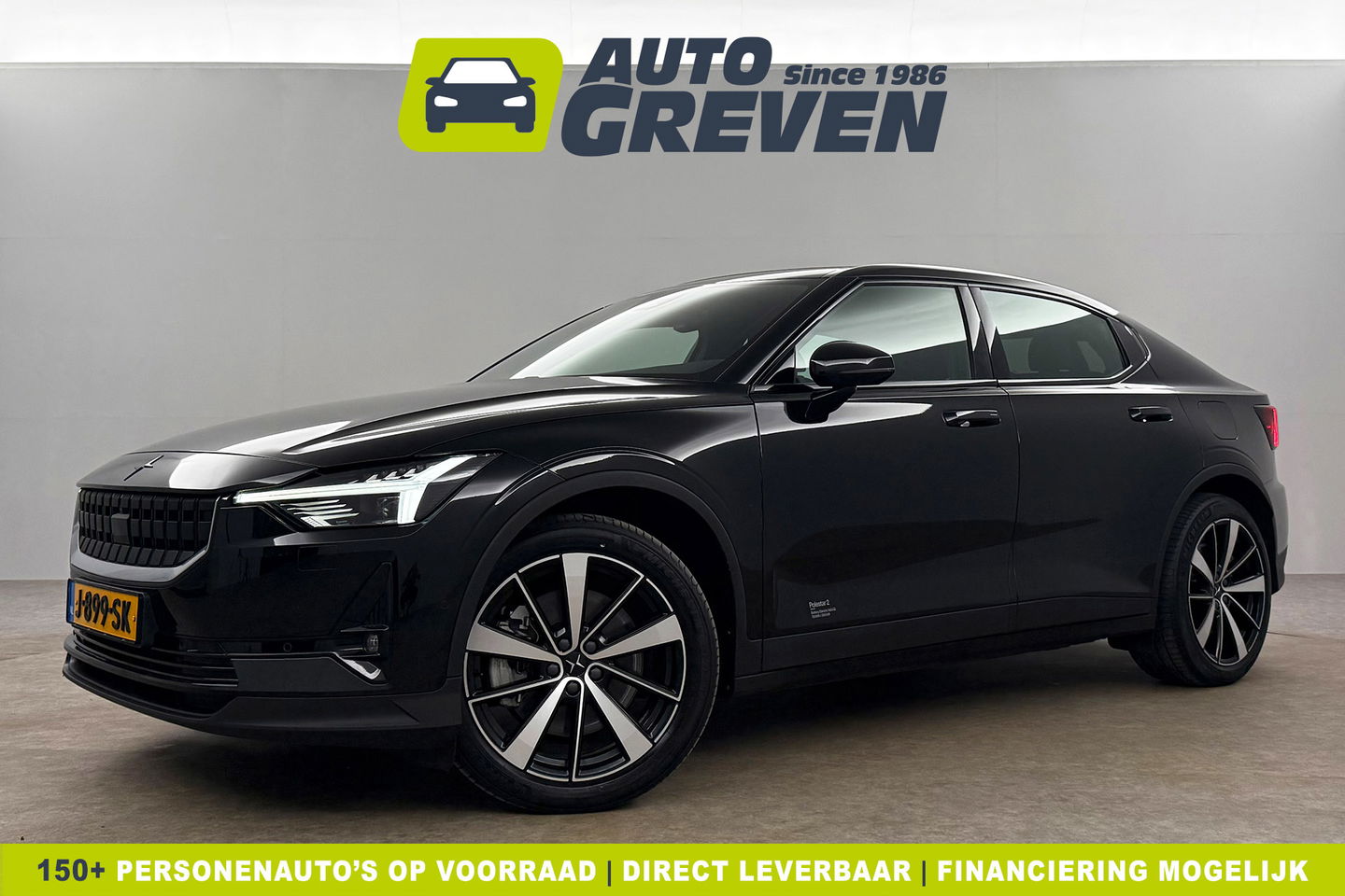 Polestar 2 Long Range Dual Motor Launch Edition 78kWh 408PK Pano Harman/Kardon LED Virtual 360Camera ACC 19"LMV Carplay Memory-Seat Stoel/Stuurverw.