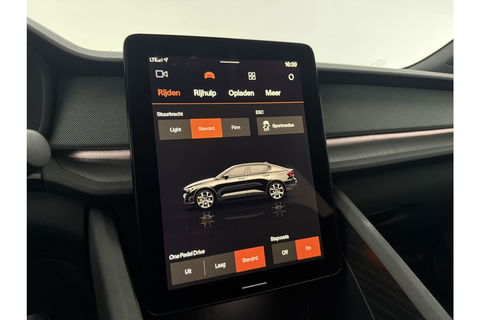Polestar 2 Long Range Dual Motor Launch Edition 78kWh 408PK Pano Harman/Kardon LED Virtual 360Camera ACC 19"LMV Carplay Memory-Seat Stoel/Stuurverw.