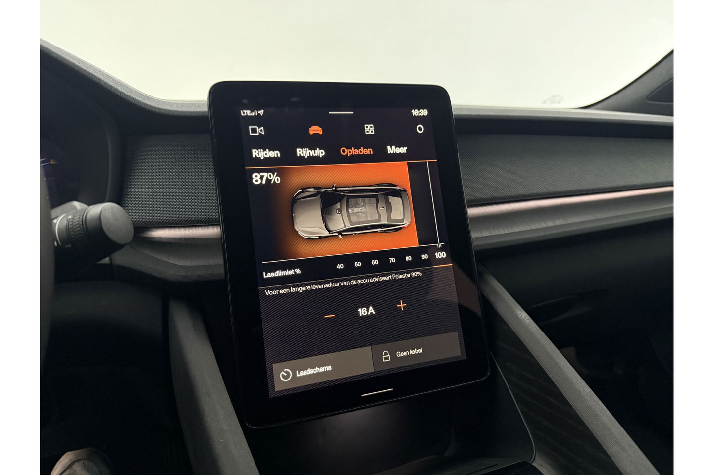 Polestar 2 Long Range Dual Motor Launch Edition 78kWh 408PK Pano Harman/Kardon LED Virtual 360Camera ACC 19"LMV Carplay Memory-Seat Stoel/Stuurverw.