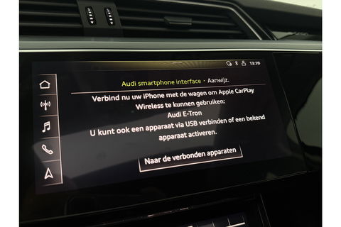 Audi e-tron 50 Quattro 4WD Launch Edition Plus 71kWh 313PK Elektrisch Pano LED Camera Carplay Clima Cruise 20"LMV Memory Seat Virtual PDC