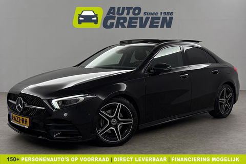 Mercedes-Benz A-Klasse 180 AMG Pano Sfeer Burmester Camera Virtual LED Memory Seats Clima Cruise Navi PDC 18''LMV
