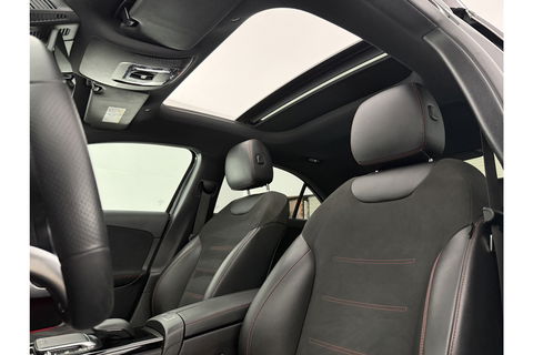 Mercedes-Benz A-Klasse 180 AMG Pano Sfeer Burmester Camera Virtual LED Memory Seats Clima Cruise Navi PDC 18''LMV