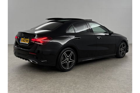 Mercedes-Benz A-Klasse 180 AMG Pano Sfeer Burmester Camera Virtual LED Memory Seats Clima Cruise Navi PDC 18''LMV