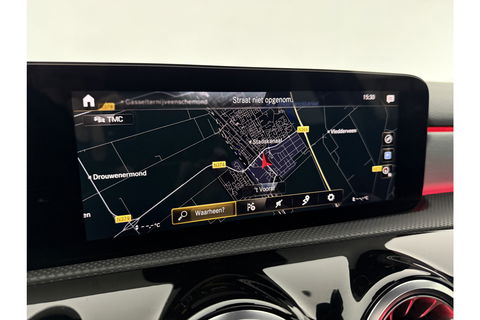 Mercedes-Benz A-Klasse 180 AMG Pano Sfeer Burmester Camera Virtual LED Memory Seats Clima Cruise Navi PDC 18''LMV
