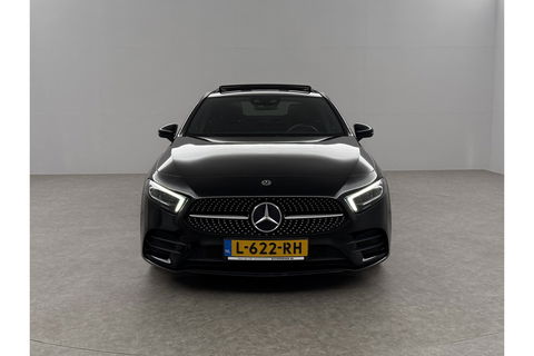 Mercedes-Benz A-Klasse 180 AMG Pano Sfeer Burmester Camera Virtual LED Memory Seats Clima Cruise Navi PDC 18''LMV