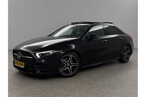 Mercedes-Benz A-Klasse 180 AMG Pano Sfeer Burmester Camera Virtual LED Memory Seats Clima Cruise Navi PDC 18''LMV