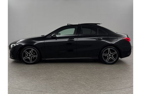 Mercedes-Benz A-Klasse 180 AMG Pano Sfeer Burmester Camera Virtual LED Memory Seats Clima Cruise Navi PDC 18''LMV