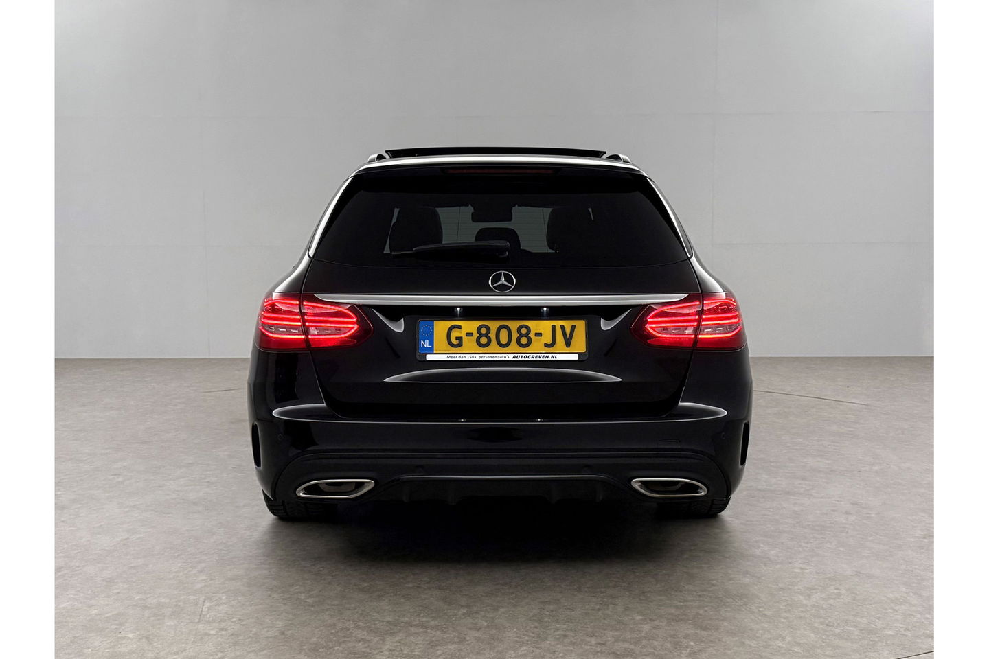 Mercedes-Benz C-Klasse 180 AMG 157PK Pano Trekhaak Sfeerverl. LED Virtual 19"LMV Camera Carplay Cruise Clima Navi Leder PDC