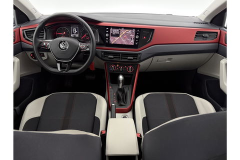 Volkswagen Polo 1.0 TSI DSG Airco Carplay LED Beats-audio Camera Adaptive-Cruise Camera Navi 16"LMV