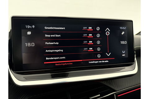 Peugeot 208 1.2 PureTech GT Pack 131PK 360Camera Pano Sfeerverl. Carplay LED Virtual Clima Cruise Navi PDC 17''LMV