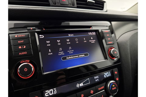 Nissan QASHQAI 1.3 DIG-T Tekna 160PK 360Camera LED Carplay Clima Cruise Navi PDC 19''LMV