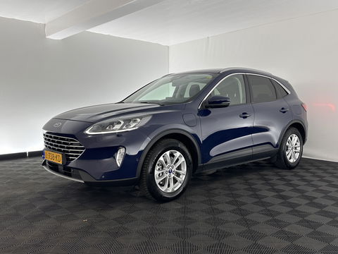 Ford Kuga 2.5 PHEV Titanium X (INCL-BTW) *LEATHER-MICROFIBRE | FULL-LED | DIGI-COCKPIT | ADAPTIVE-CRUISE | BLINDSPOT | PARK-PILOT | CAMERA | NAVI-FULLMAP | HEATED-COMFORT-SEATS | CARPLAY | DAB | LANE-ASSIST | 17"ALU*