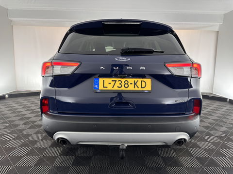 Ford Kuga 2.5 PHEV Titanium X (INCL-BTW) *LEATHER-MICROFIBRE | FULL-LED | DIGI-COCKPIT | ADAPTIVE-CRUISE | BLINDSPOT | PARK-PILOT | CAMERA | NAVI-FULLMAP | HEATED-COMFORT-SEATS | CARPLAY | DAB | LANE-ASSIST | 17"ALU*
