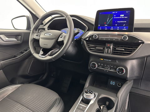 Ford Kuga 2.5 PHEV Titanium X (INCL-BTW) *LEATHER-MICROFIBRE | FULL-LED | DIGI-COCKPIT | ADAPTIVE-CRUISE | BLINDSPOT | PARK-PILOT | CAMERA | NAVI-FULLMAP | HEATED-COMFORT-SEATS | CARPLAY | DAB | LANE-ASSIST | 17"ALU*