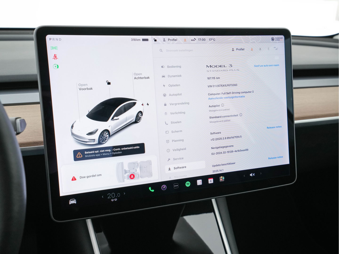 Tesla Model 3 Standard RWD Plus 60 kWh [ 3-Fase ] (INCL-BTW) Aut. *PANO | AUTO-PILOT | NAPPA-LEATHER | KEYLESS | FULL-LED | MEMORY-PACK | SURROUND-VIEW | DAB | CARPLAY | DIGI-COCKPIT | LANE-ASSIST | COMFORT-SEATS | 19"ALU*