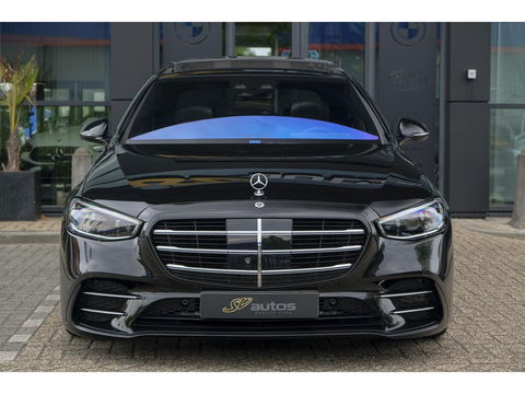 Mercedes-Benz S-Klasse S580e Lang AMG 510pk Custom Panoramadak *BTW* 4-wielsturing Leder exclusief Burmester 22" LMV  LMV