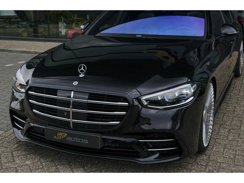 Mercedes-Benz S-Klasse S580e Lang AMG 510pk Custom Panoramadak *BTW* 4-wielsturing Leder exclusief Burmester 22" LMV  LMV