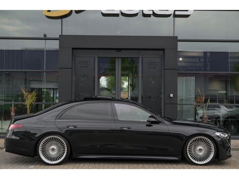 Mercedes-Benz S-Klasse S580e Lang AMG 510pk Custom Panoramadak *BTW* 4-wielsturing Leder exclusief Burmester 22" LMV  LMV
