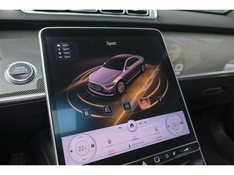 Mercedes-Benz S-Klasse S580e Lang AMG 510pk Custom Panoramadak *BTW* 4-wielsturing Leder exclusief Burmester 22" LMV  LMV