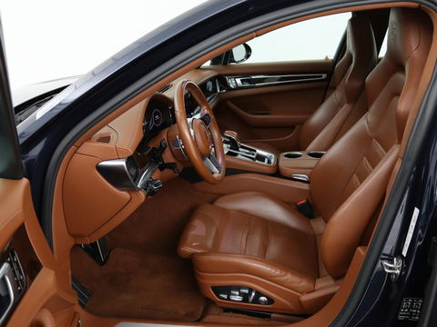 Porsche Panamera Sport Turismo 2.9 4 E-Hybrid | Panoramadak | Burmester 3D | Stoelventilatie | LED Adaptief | 360 camera | Luchtvering | Leder | Stuurverwarming | Soft-close