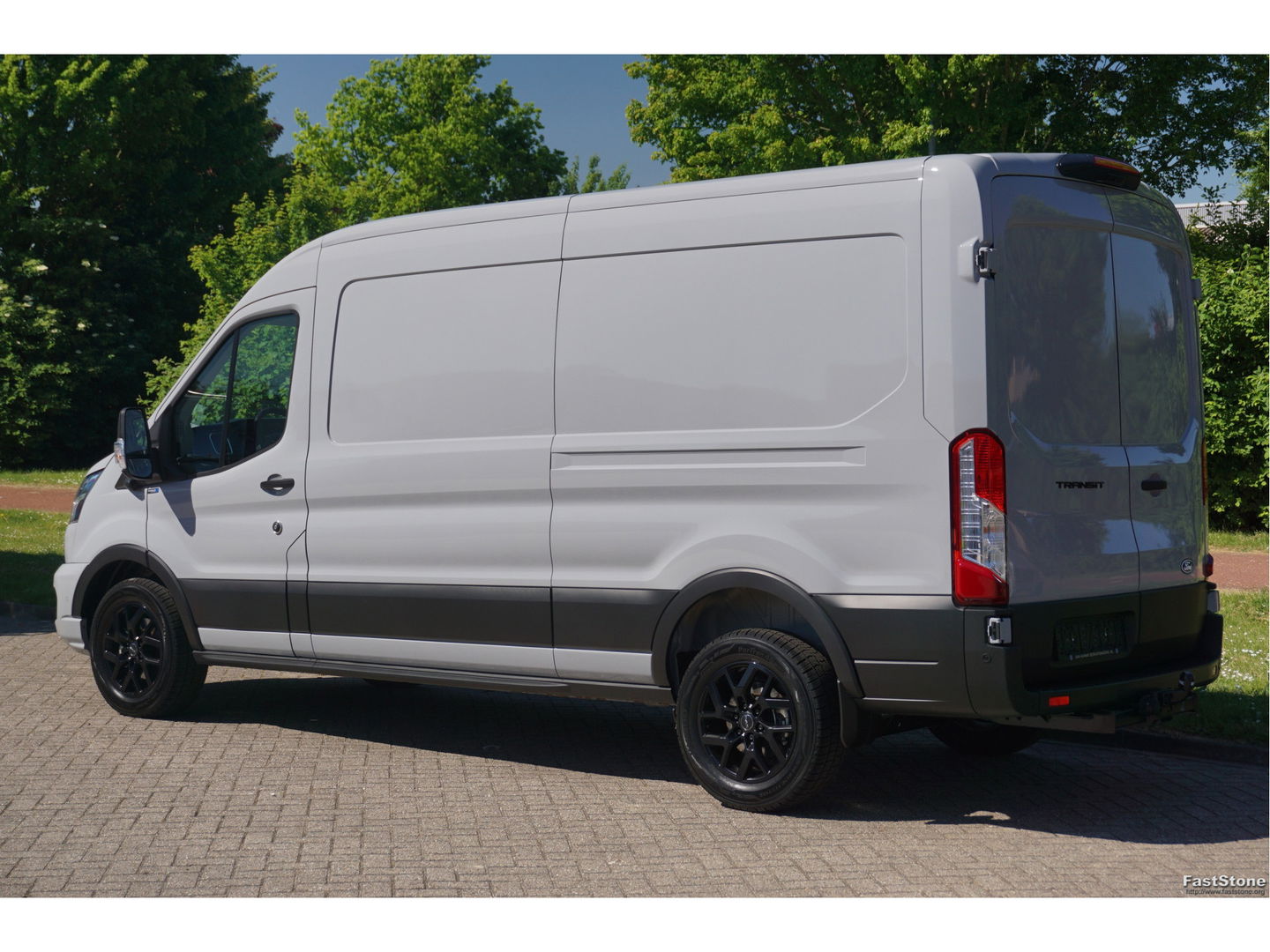 Ford Transit 350L L3H2 RAPTOR AUT-8 165PK BPM VRIJ Navi, Adap. Cruise, 360° Cam, Trekhaak, Xenon 17" LM!! NR. 205