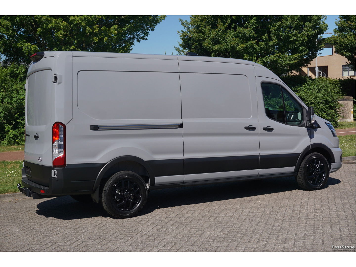Ford Transit 350L L3H2 RAPTOR AUT-8 165PK BPM VRIJ Navi, Adap. Cruise, 360° Cam, Trekhaak, Xenon 17" LM!! NR. 205