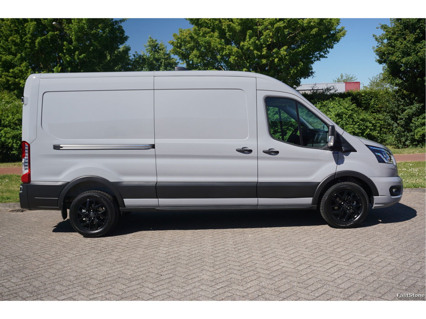 Ford Transit 350L L3H2 RAPTOR AUT-8 165PK BPM VRIJ Navi, Adap. Cruise, 360° Cam, Trekhaak, Xenon 17" LM!! NR. 205