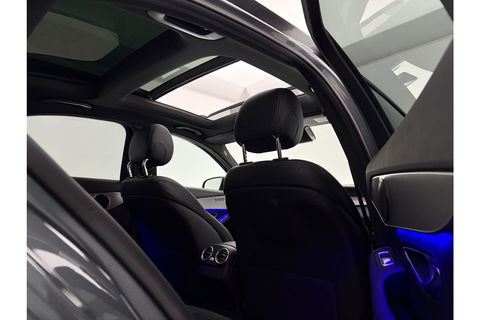Mercedes-Benz C-Klasse 180 AMG 157PK Pano Sfeerverl. Virtual LED 18"LMV Clima Cruise Camera Carplay Navi PDC