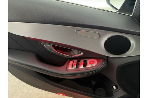 Mercedes-Benz C-Klasse 180 AMG 157PK Pano Sfeerverl. Virtual LED 18"LMV Clima Cruise Camera Carplay Navi PDC