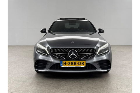 Mercedes-Benz C-Klasse 180 AMG 157PK Pano Sfeerverl. Virtual LED 18"LMV Clima Cruise Camera Carplay Navi PDC