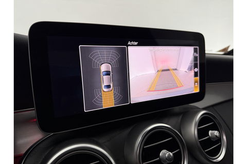 Mercedes-Benz C-Klasse 180 AMG 157PK Pano Sfeerverl. Virtual LED 18"LMV Clima Cruise Camera Carplay Navi PDC
