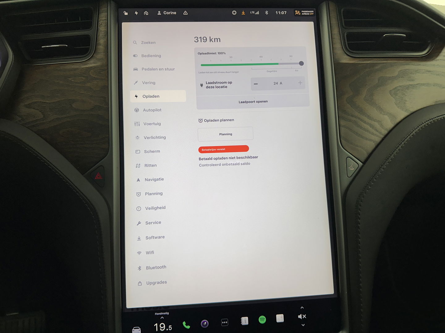 Tesla Model X 100D AWD [ 3-Fase ] Aut. *PANO-WINDOW | AUTO-PILOT | FULL-LEATHER | TOWBAR | CCS-FASTLOADER | NAVI-FULLMAP | FULL-LED | AIR-SUSPENSION | DIGI-COCKPIT | KEYLESS | CAMERA | DAB+ | HEATED-COMFORT-SEATS | 20''ALU*
