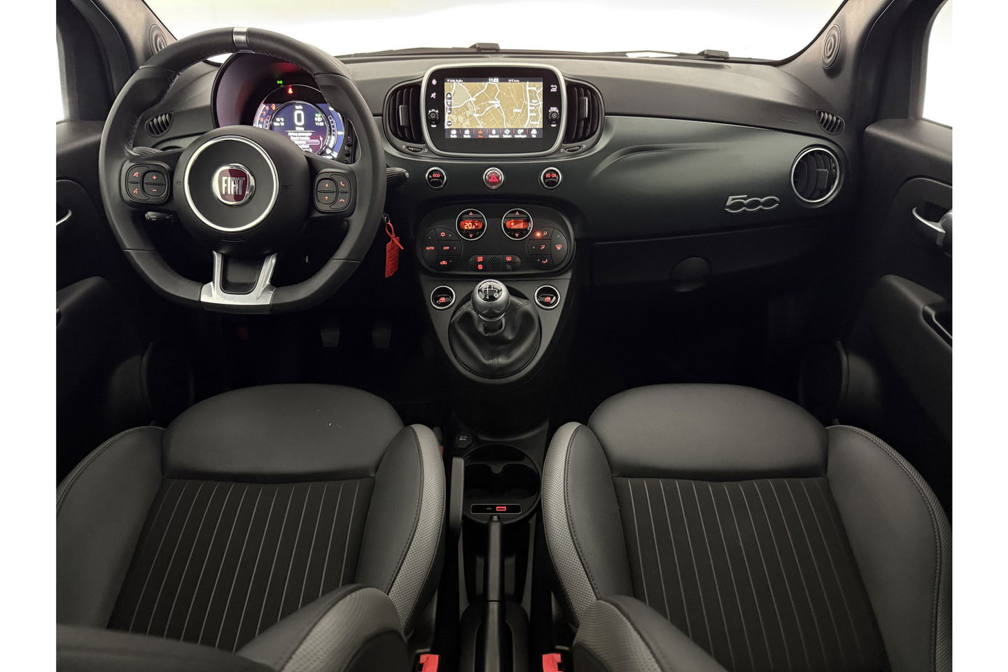Fiat 500 0.9 TwinAir Turbo Rockstar LED Pano View Clima Cruise Navi PDC 15"LMV